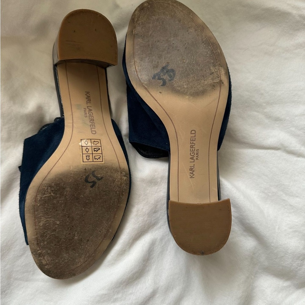 Karl Lagerfeld Blue Loafers Stylish Flats